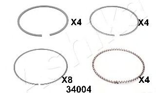 ASHIKA 34-34004 Поршневое кольцо для HONDA CRX II (Хонда Cрх 2) ASHIKA 34-34004 Поршневое кольцо для HONDA CRX II (Хонда Cрх 2)