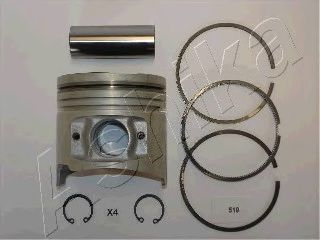 ASHIKA 39-519 Поршень для MITSUBISHI PAJERO II (Митсубиши/митсубиси Паджеро 2) ASHIKA 39-519 Поршень для MITSUBISHI PAJERO II (Митсубиши/митсубиси Паджеро 2)