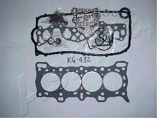ASHIKA 48-04-432 Комплект прокладок, головка цилиндра для HONDA (Хонда) ASHIKA 48-04-432 Комплект прокладок, головка цилиндра для HONDA (Хонда)