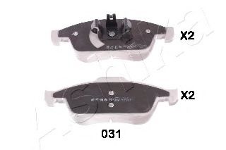 ASHIKA 50-00-031 Тормозные колодки для RENAULT GRAN III (Рено Гран 3) ASHIKA 50-00-031 Тормозные колодки для RENAULT GRAN III (Рено Гран 3)