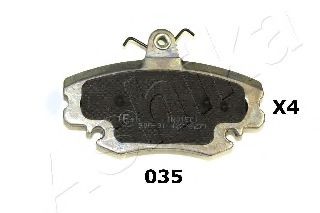 ASHIKA 50-00-035 Тормозные колодки для DACIA SANDERO (Дача Сандэро) ASHIKA 50-00-035 Тормозные колодки для DACIA SANDERO (Дача Сандэро)