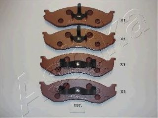 ASHIKA 50-00-057 Тормозные колодки для JEEP CHEROKEE (Джип Чироки) ASHIKA 50-00-057 Тормозные колодки для JEEP CHEROKEE (Джип Чироки)