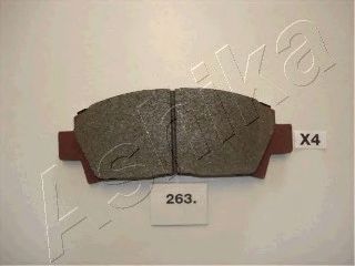 ASHIKA 50-02-263 Комплект тормозных колодок, дисковый тормоз 