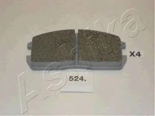 ASHIKA 50-05-524 Тормозные колодки для MITSUBISHI COLT II (Митсубиши/митсубиси Cолт 2) ASHIKA 50-05-524 Тормозные колодки для MITSUBISHI COLT II (Митсубиши/митсубиси Cолт 2)