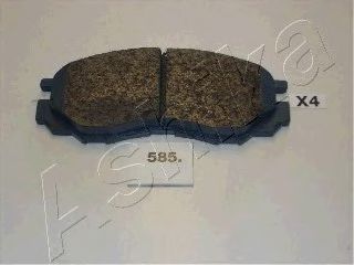 ASHIKA 50-05-585 Тормозные колодки для MITSUBISHI COLT/RODEO (Митсубиши/митсубиси Cолт/родэо) ASHIKA 50-05-585 Тормозные колодки для MITSUBISHI COLT/RODEO (Митсубиши/митсубиси Cолт/родэо)
