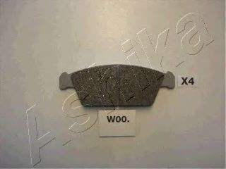 ASHIKA 50-W0-000 Тормозные колодки для DAEWOO (Дэу) ASHIKA 50-W0-000 Тормозные колодки для DAEWOO (Дэу)