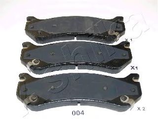 ASHIKA 51-00-004 Тормозные колодки для CHEVROLET TAHOE (Шевроле Тахоэ) ASHIKA 51-00-004 Тормозные колодки для CHEVROLET TAHOE (Шевроле Тахоэ)