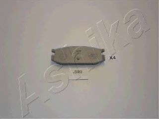 ASHIKA 51-05-593 Тормозные колодки для MITSUBISHI MONTERO (Митсубиши/митсубиси Монтэро) ASHIKA 51-05-593 Тормозные колодки для MITSUBISHI MONTERO (Митсубиши/митсубиси Монтэро)