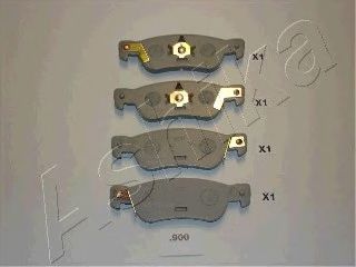 ASHIKA 51-09-900 Тормозные колодки для ISUZU TROOPER (Исузу Троопэр) ASHIKA 51-09-900 Тормозные колодки для ISUZU TROOPER (Исузу Троопэр)