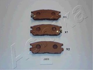 ASHIKA 51-09-999 Тормозные колодки для GREAT WALL HAVAL 5 (Грейтвол Хаvал 5) ASHIKA 51-09-999 Тормозные колодки для GREAT WALL HAVAL 5 (Грейтвол Хаvал 5)