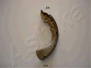 ASHIKA 55-03-316 Тормозные колодоки для MAZDA GLC II (Мазда Глc 2) ASHIKA 55-03-316 Тормозные колодоки для MAZDA GLC II (Мазда Глc 2)