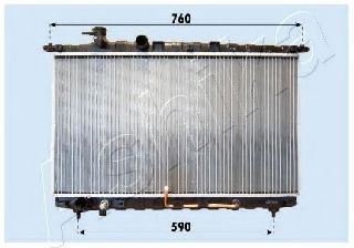ASHIKA RDA283094 Радиатор, охлаждение двигателя для HYUNDAI (Хендай) ASHIKA RDA283094 Радиатор, охлаждение двигателя для HYUNDAI (Хендай)