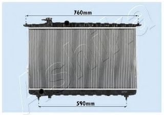 ASHIKA RDA283095 Радиатор, охлаждение двигателя для HYUNDAI (Хендай) ASHIKA RDA283095 Радиатор, охлаждение двигателя для HYUNDAI (Хендай)