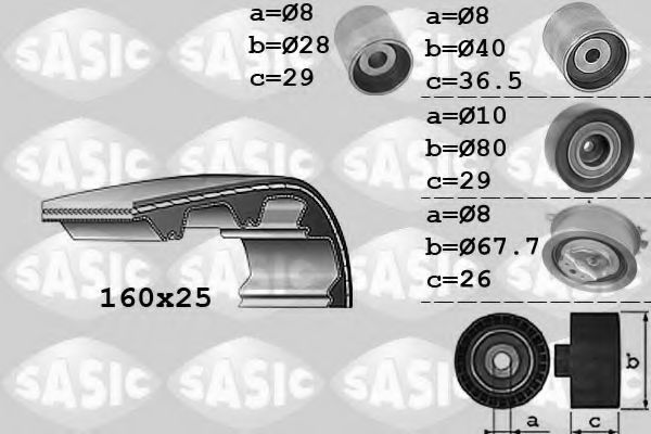SASIC 1756059 Комплект ремня ГРМ для VOLKSWAGEN JETTA I (Фольксваген Жэтта и) SASIC 1756059 Комплект ремня ГРМ для VOLKSWAGEN JETTA I (Фольксваген Жэтта и)