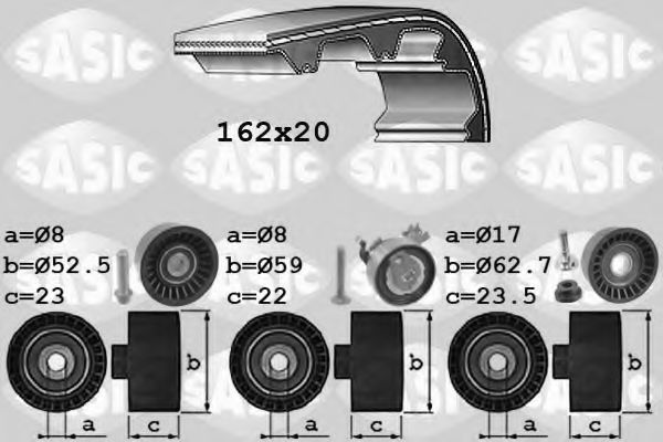 SASIC 1756064 Комплект ремня ГРМ для OPEL SIGNUM (Опель Сигнум) SASIC 1756064 Комплект ремня ГРМ для OPEL SIGNUM (Опель Сигнум)