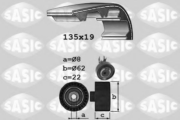 SASIC 1756071 Комплект ремня ГРМ для VOLKSWAGEN POLO (Фольксваген Поло) SASIC 1756071 Комплект ремня ГРМ для VOLKSWAGEN POLO (Фольксваген Поло)