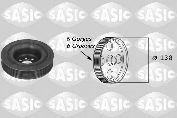 SASIC 9001800 Ременный шкив, коленчатый вал для SEAT ALTEA (Сеат Алтэа) SASIC 9001800 Ременный шкив, коленчатый вал для SEAT ALTEA (Сеат Алтэа)