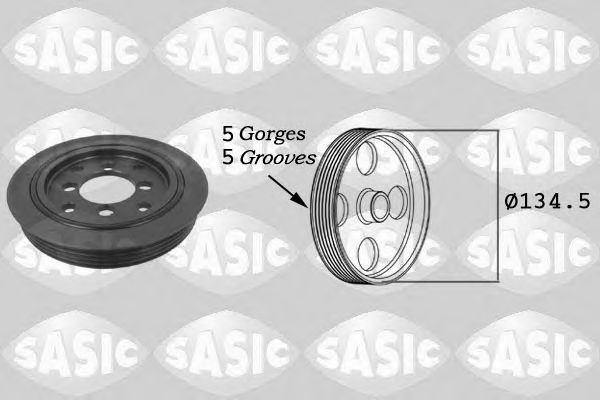 SASIC 9001815 Ременный шкив, коленчатый вал для FORD FIESTA (Форд Фиэста) SASIC 9001815 Ременный шкив, коленчатый вал для FORD FIESTA (Форд Фиэста)