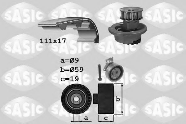 SASIC 3906071 Комплект ремня ГРМ для OPEL COMBO (Опель Комбо) SASIC 3906071 Комплект ремня ГРМ для OPEL COMBO (Опель Комбо)