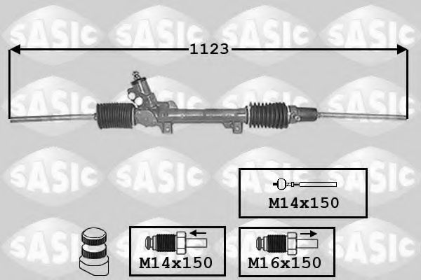 SASIC 7006085 Рулевой механизм для PEUGEOT 205 I (Пежо 205 и) SASIC 7006085 Рулевой механизм для PEUGEOT 205 I (Пежо 205 и)