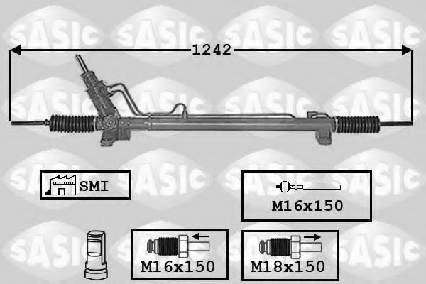 SASIC 7006130 Рулевой механизм для OPEL (Опель) SASIC 7006130 Рулевой механизм для OPEL (Опель)