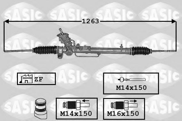 SASIC 7006140 Рулевой механизм для AUDI A3 (Ауди А3) SASIC 7006140 Рулевой механизм для AUDI A3 (Ауди А3)