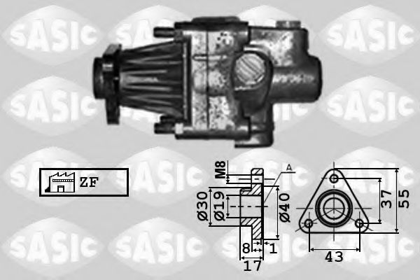 SASIC 7076011 Гидравлический насос, рулевое управление для AUDI 90 (Ауди 90) SASIC 7076011 Гидравлический насос, рулевое управление для AUDI 90 (Ауди 90)