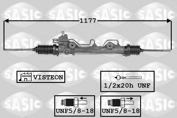 SASIC 7006070 Рулевой механизм для FORD COURIER (Форд Cоуриэр) SASIC 7006070 Рулевой механизм для FORD COURIER (Форд Cоуриэр)