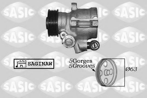 SASIC 7076047 Гидравлический насос, рулевое управление для FORD MONDEO (Форд Мондэо) SASIC 7076047 Гидравлический насос, рулевое управление для FORD MONDEO (Форд Мондэо)
