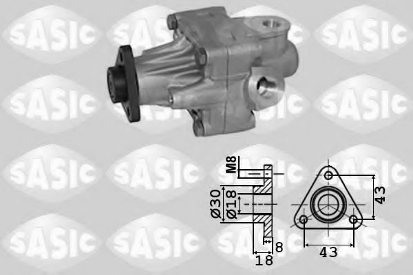 SASIC 7076064 Гидравлический насос, рулевое управление для AUDI A4 (Ауди А4) SASIC 7076064 Гидравлический насос, рулевое управление для AUDI A4 (Ауди А4)