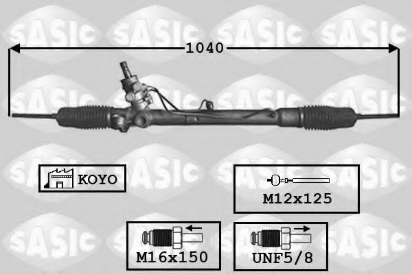 SASIC 7176001 Рулевой механизм для TOYOTA (Тойота/тоета) SASIC 7176001 Рулевой механизм для TOYOTA (Тойота/тоета)