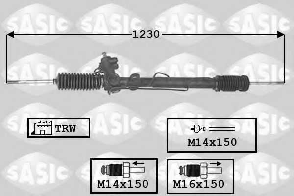 SASIC 7006043 Рулевой механизм для ROVER 25 (Ровер 25) SASIC 7006043 Рулевой механизм для ROVER 25 (Ровер 25)