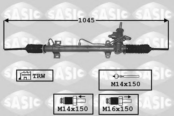 SASIC 7006044 Рулевой механизм для ROVER 75 ER (Ровер 75 эр) SASIC 7006044 Рулевой механизм для ROVER 75 ER (Ровер 75 эр)