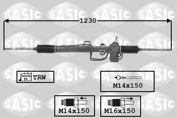 SASIC 7006125 Рулевой механизм для ROVER 400 (Ровер 400) SASIC 7006125 Рулевой механизм для ROVER 400 (Ровер 400)