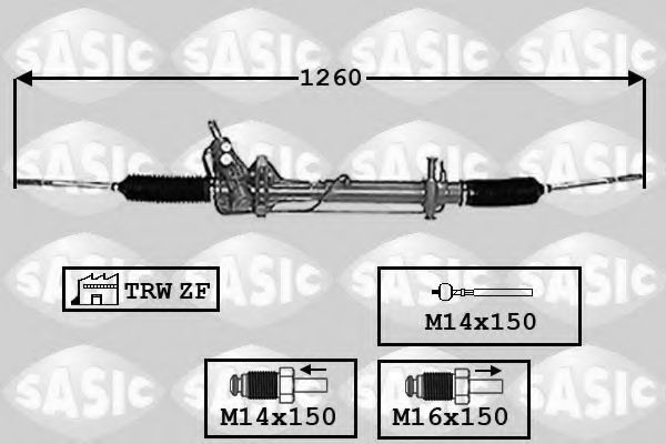 SASIC 7006148 Рулевой механизм для VOLVO (Вольво) SASIC 7006148 Рулевой механизм для VOLVO (Вольво)