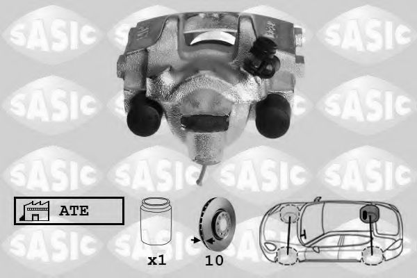 SASIC 6500003 Тормозной суппорт для PEUGEOT 806 (Пежо 806) SASIC 6500003 Тормозной суппорт для PEUGEOT 806 (Пежо 806)