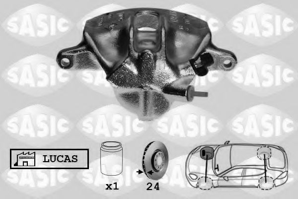 SASIC 6504029 Тормозной суппорт для RENAULT MEGANE SCENIC (Рено Меган сценик) SASIC 6504029 Тормозной суппорт для RENAULT MEGANE SCENIC (Рено Меган сценик)