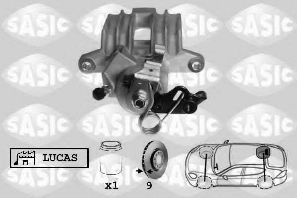 SASIC 6506009 Тормозной суппорт для VOLKSWAGEN (Фольксваген) SASIC 6506009 Тормозной суппорт для VOLKSWAGEN (Фольксваген)
