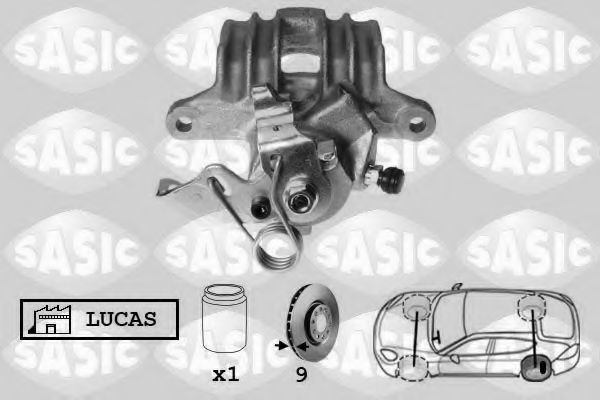 SASIC 6506010 Тормозной суппорт для AUDI A3 (Ауди А3) SASIC 6506010 Тормозной суппорт для AUDI A3 (Ауди А3)