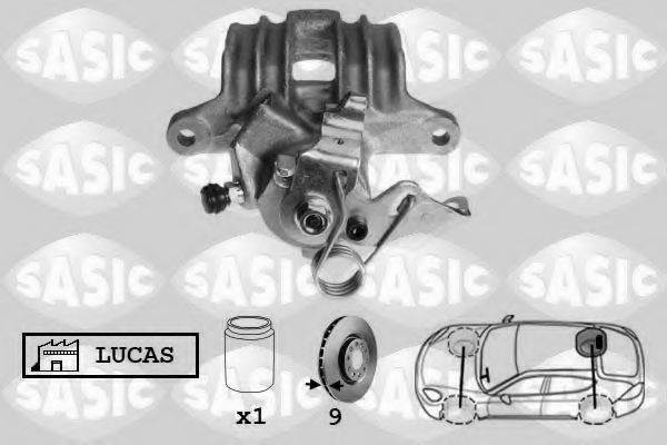 SASIC 6506011 Тормозной суппорт для AUDI A3 (Ауди А3) SASIC 6506011 Тормозной суппорт для AUDI A3 (Ауди А3)