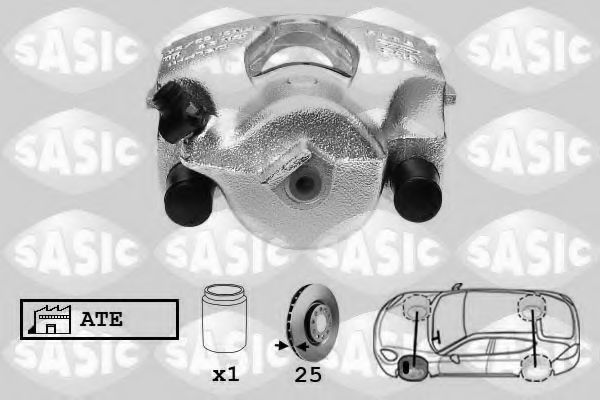 SASIC 6506060 Тормозной суппорт для OPEL ASTRA G (Опель Астра г) SASIC 6506060 Тормозной суппорт для OPEL ASTRA G (Опель Астра г)