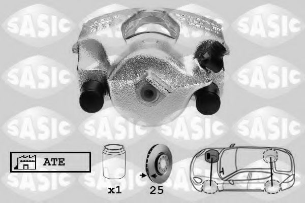 SASIC 6506061 Тормозной суппорт для OPEL ASTRA G (Опель Астра г) SASIC 6506061 Тормозной суппорт для OPEL ASTRA G (Опель Астра г)