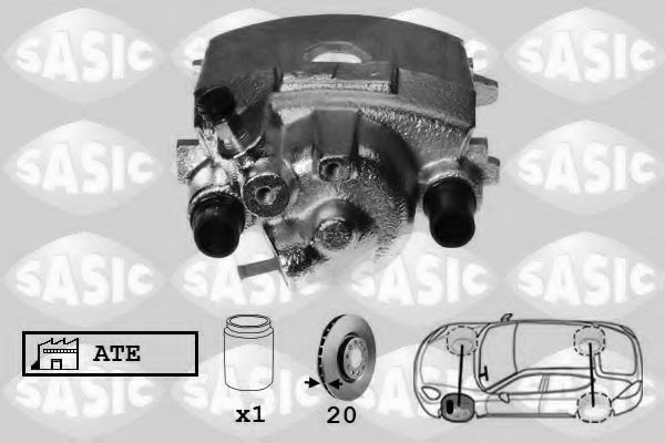 SASIC 6506090 Тормозной суппорт для SEAT CORDOBA VARIO (Сеат Кордоба варио) SASIC 6506090 Тормозной суппорт для SEAT CORDOBA VARIO (Сеат Кордоба варио)