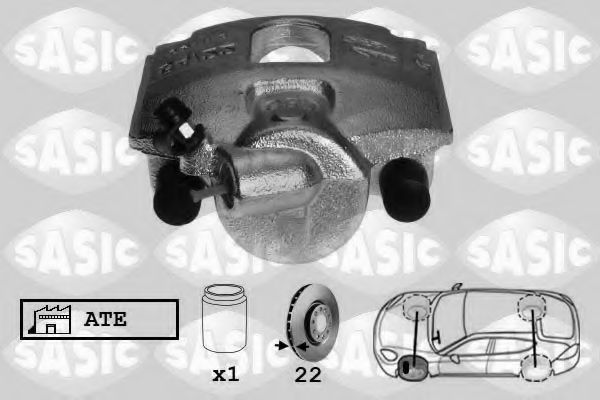 SASIC 6506108 Тормозной суппорт для FORD STREET KA (Форд Стрээт ка) SASIC 6506108 Тормозной суппорт для FORD STREET KA (Форд Стрээт ка)