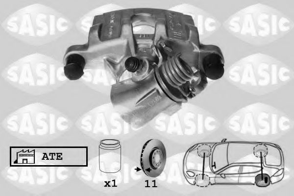SASIC 6506128 Тормозной суппорт для FORD (Форд) SASIC 6506128 Тормозной суппорт для FORD (Форд)