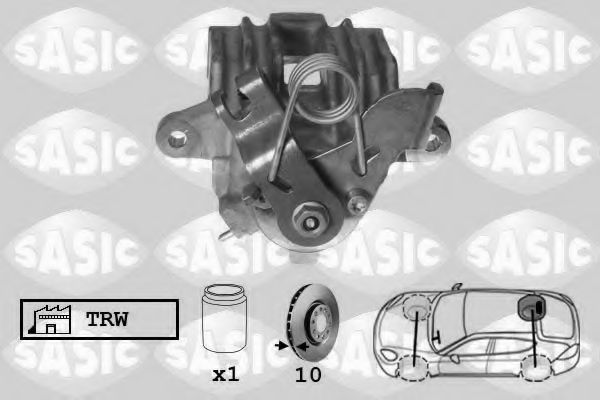 SASIC 6506141 Тормозной суппорт для SEAT EXEO ST (Сеат Эxэо ст) SASIC 6506141 Тормозной суппорт для SEAT EXEO ST (Сеат Эxэо ст)