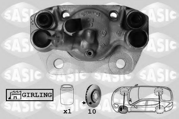 SASIC SCA0018 Тормозной суппорт для CITROËN ZX (CитроËн Зх) SASIC SCA0018 Тормозной суппорт для CITROËN ZX (CитроËн Зх)