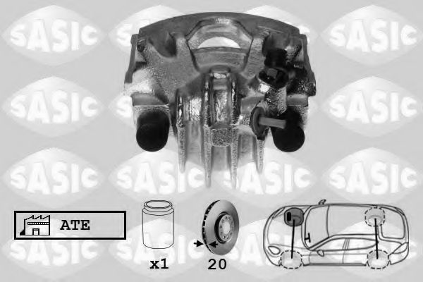 SASIC SCA0051 Тормозной суппорт для PEUGEOT 106 (Пежо 106) SASIC SCA0051 Тормозной суппорт для PEUGEOT 106 (Пежо 106)