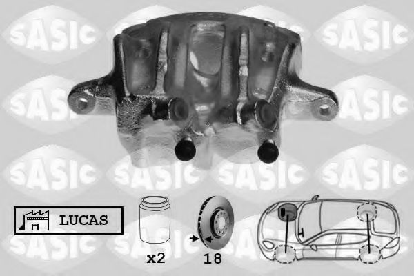 SASIC SCA0063 Тормозной суппорт для CITROËN JUMPER (CитроËн Жумпэр) SASIC SCA0063 Тормозной суппорт для CITROËN JUMPER (CитроËн Жумпэр)