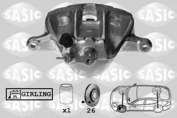 SASIC SCA0080 Тормозной суппорт для PEUGEOT 806 (Пежо 806) SASIC SCA0080 Тормозной суппорт для PEUGEOT 806 (Пежо 806)